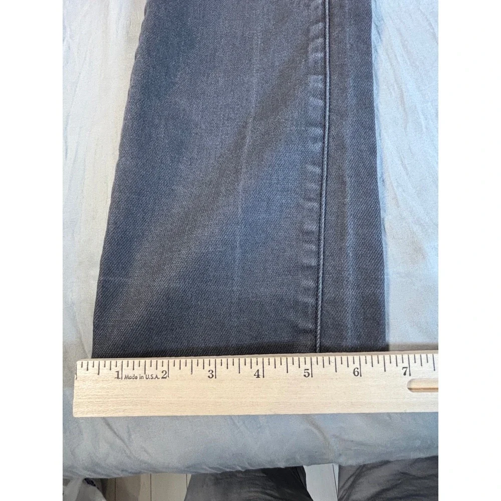 John Varvatos USA bowery Slim Straight Jeans men's 30x30 Grey Faded Wash